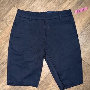 Izod Adjustable Waist Navy Shorts